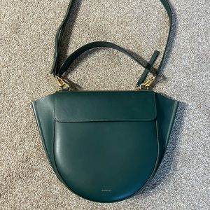WANDLE Hortensia medium leather shoulder bag